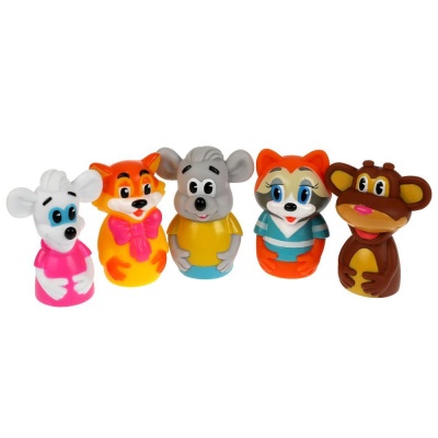 Набор игрушек для ванны Пальчиковый театр Экран Капитошка LX-PT-EKRAN 01